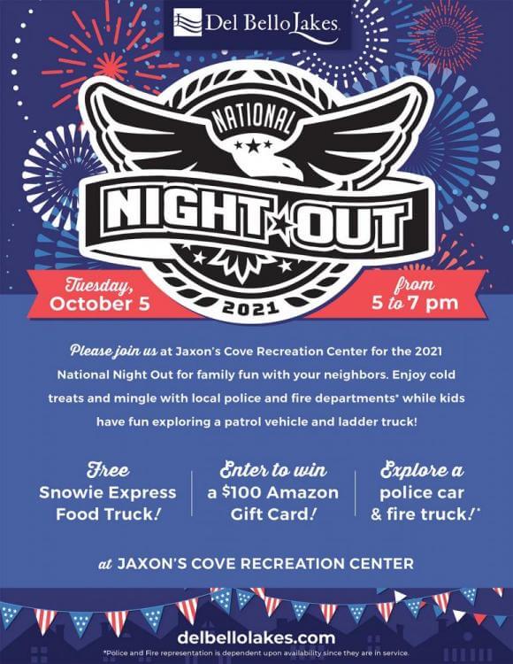 Del Bello Lakes National Night Out