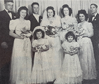 Vintage wedding photo