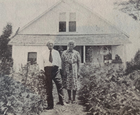 Vintage photo of couple