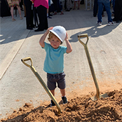 Child digging